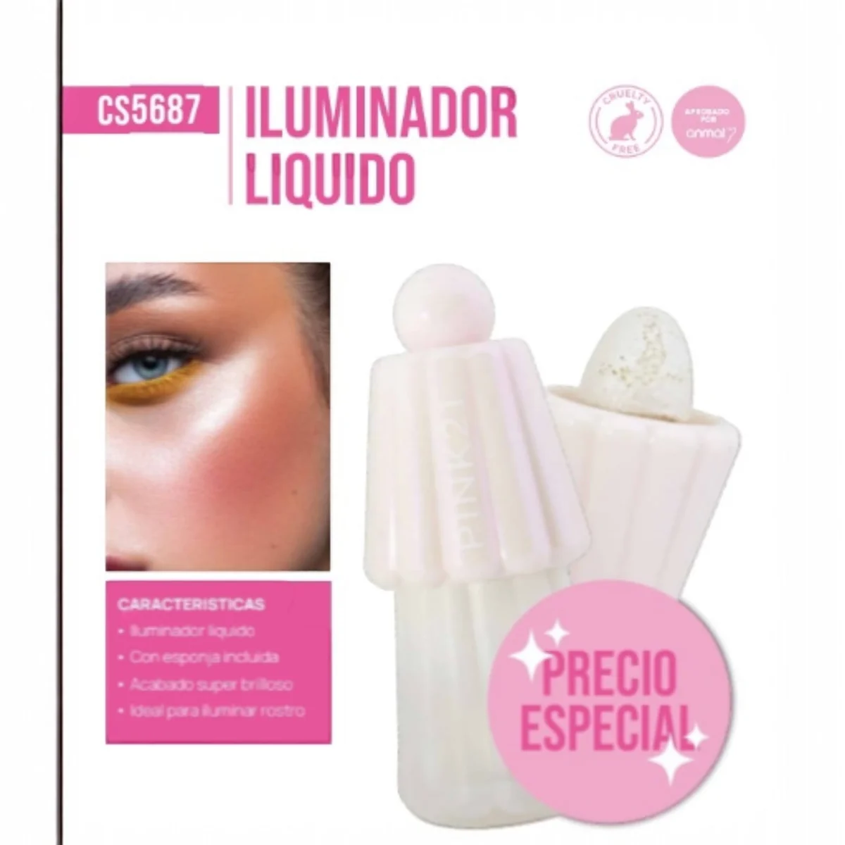 C*24 HIGHLIGHTER LIQUID PINK21