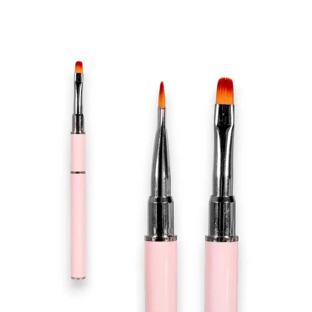 P*10 PINCEL PARA POLYGEL DOBLE PINCEL+ESPATULA MELY