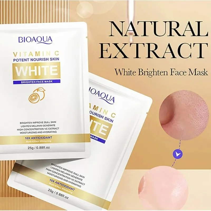 MASCARILLA FACIAL VITAMINA C BIOAQUA