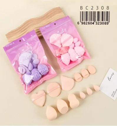 P*12 SET DE ESPONJAS DE MAQUILLAJE 13PCS NAEZ