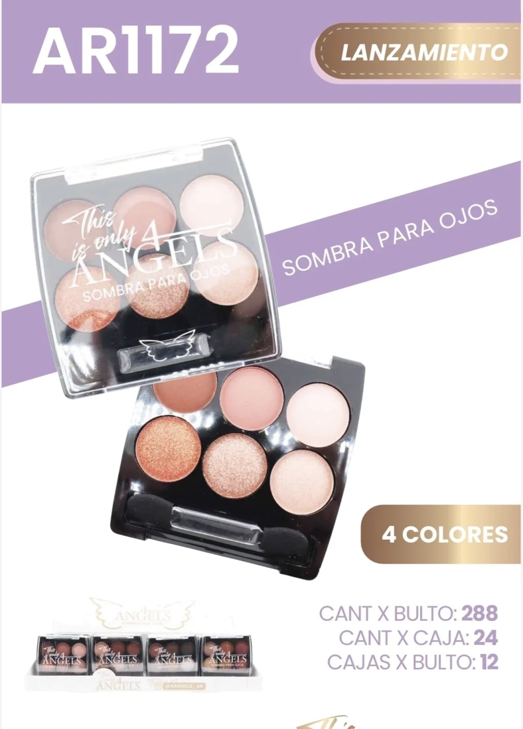 C*24 SOMBRAS PARA OJOS 4 ANGELS
