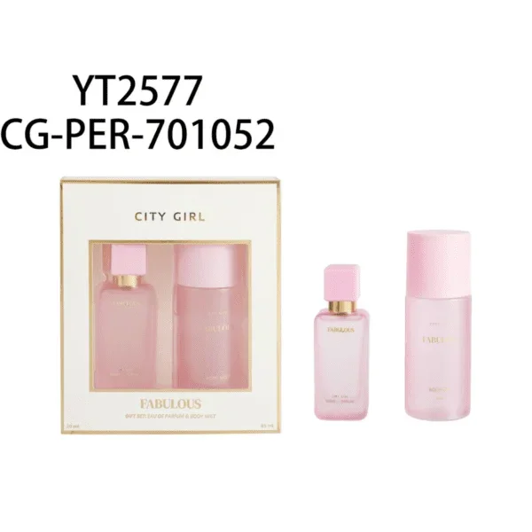 KIT DE PERFUME+BODY SPLASH CITY GIRL