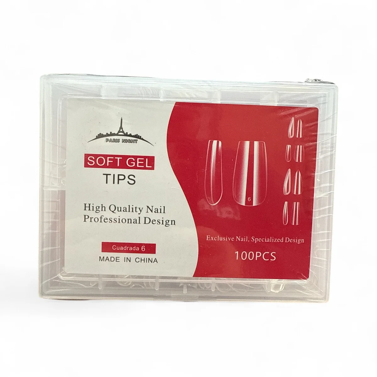 PARIS NIGHT TIPS SOFT GEL 100 PCS
