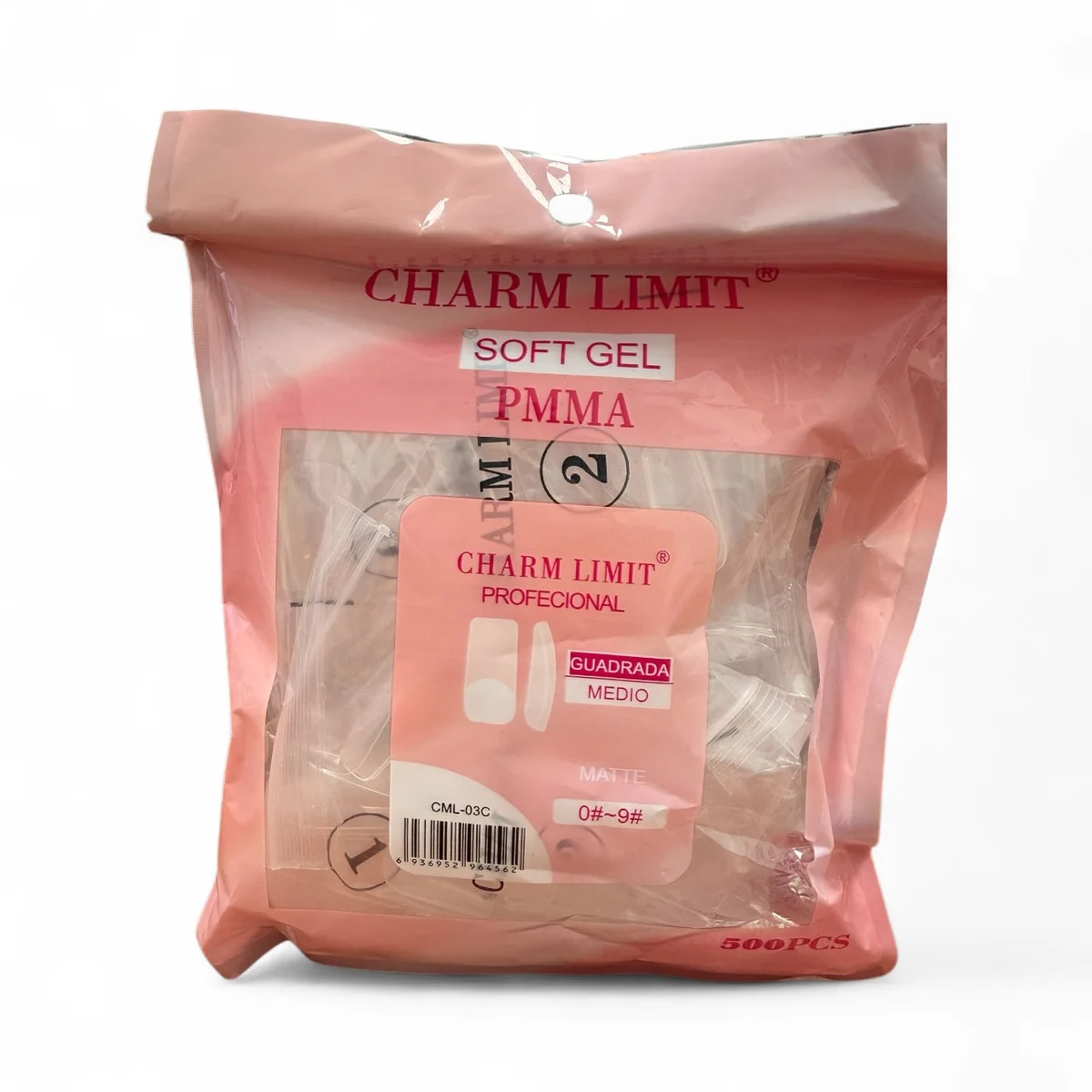 CHARM LIMIT TIPS SOFT GEL 500 PCS