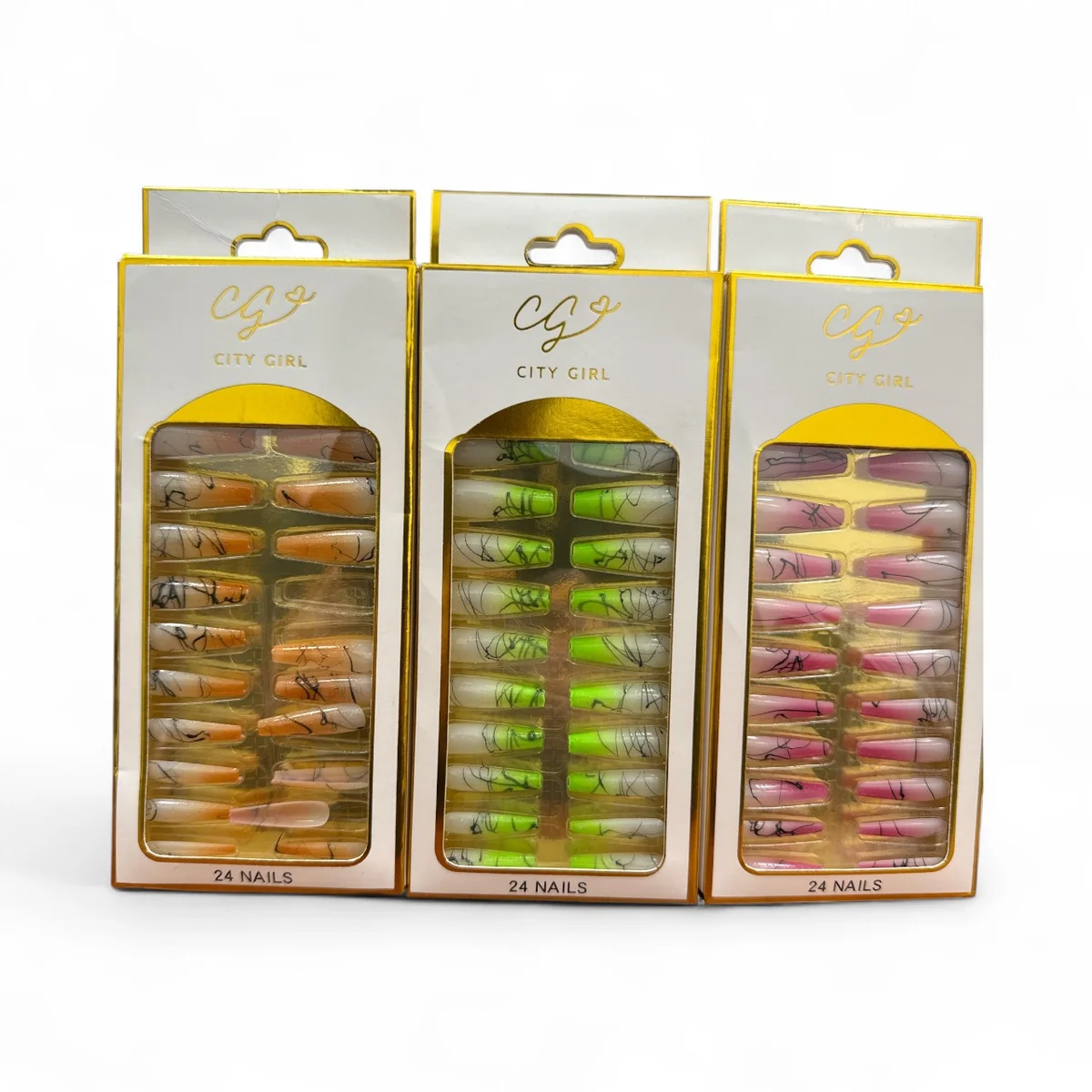 CITY GIRL UÑAS POSTIZAS POR 24