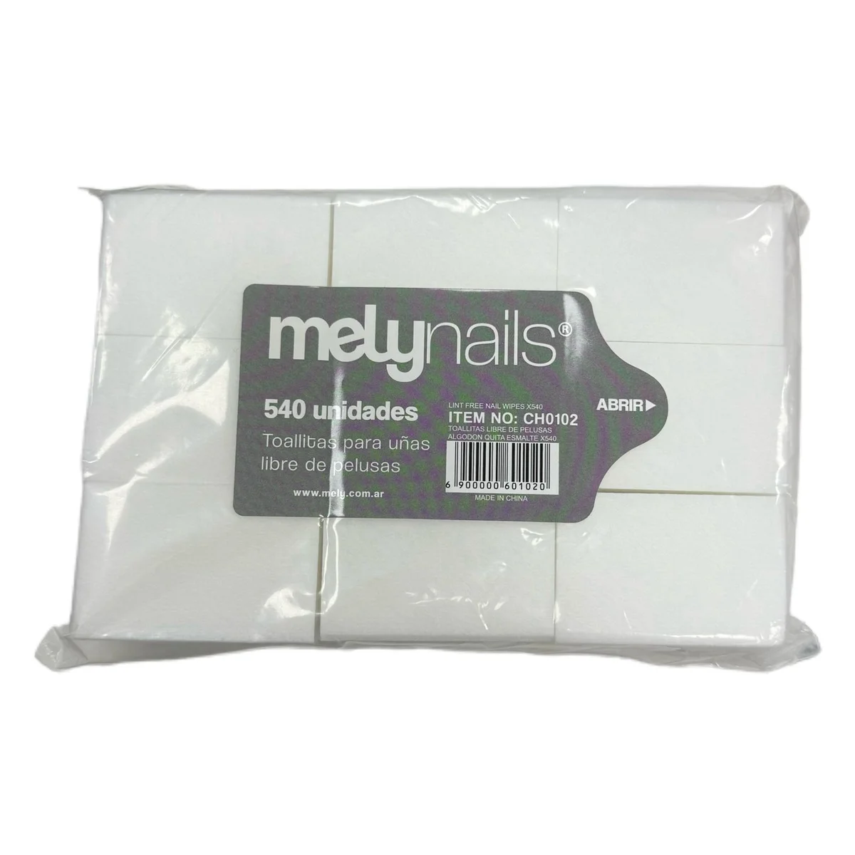 WIPES REMOVEDORES DE ESMALTE MELY