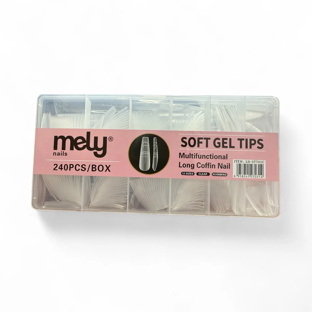 MELY TIPS SOFT GEL 240PCS