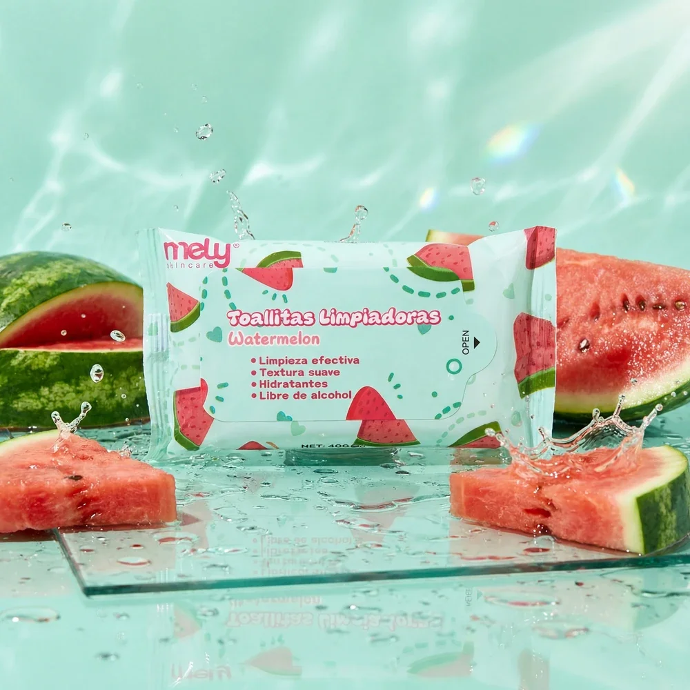 WATERMELON CLEANSING WIPES MELY