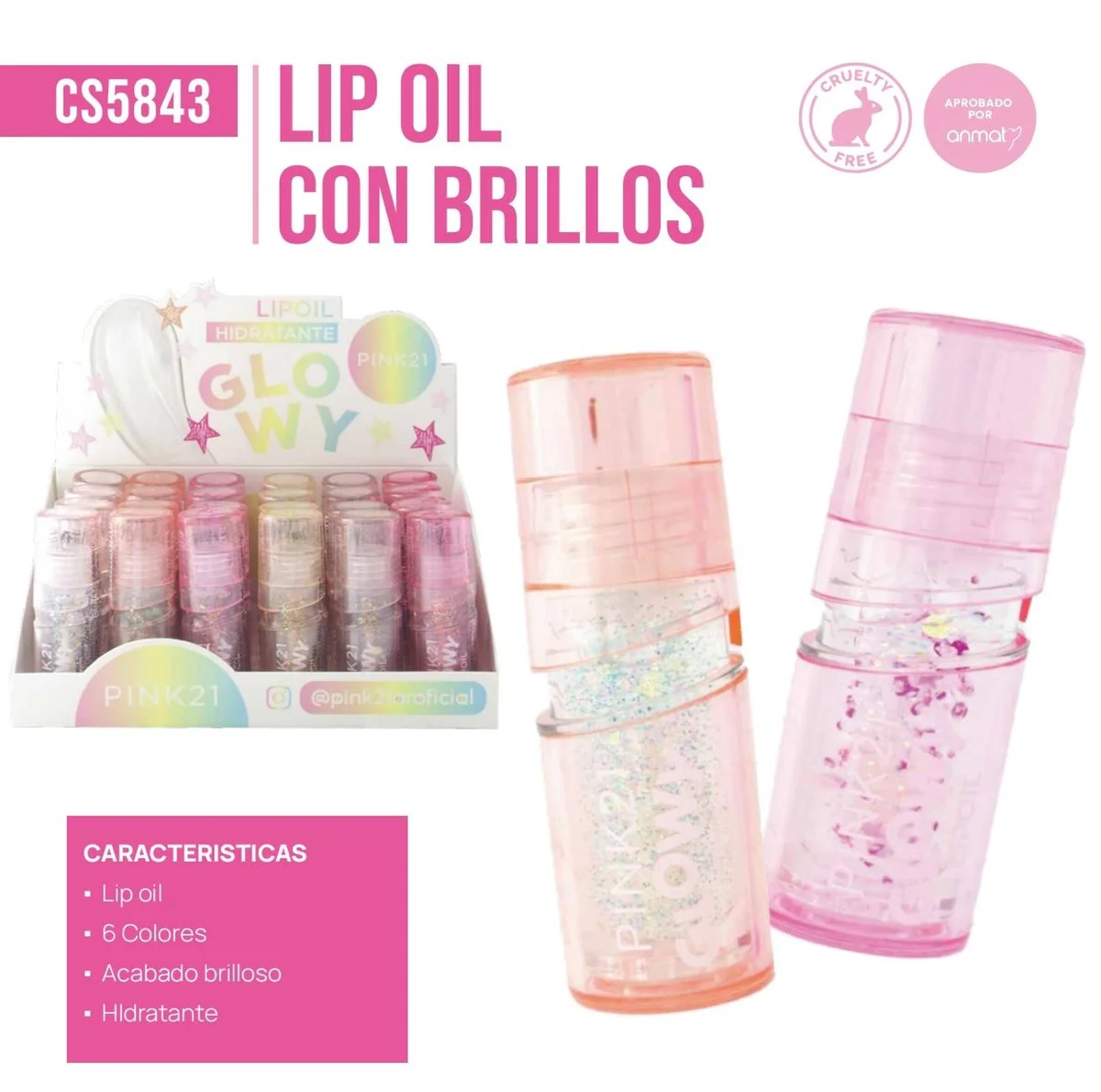 C*24 LIP OIL PINK21