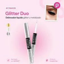DELINEADOR LIQUIDO GLITTER+COLOR PINK21