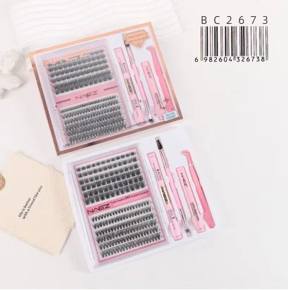 KIT DE PESTANAS DIY CON PEGAMENTO Y PINZA NAEZ