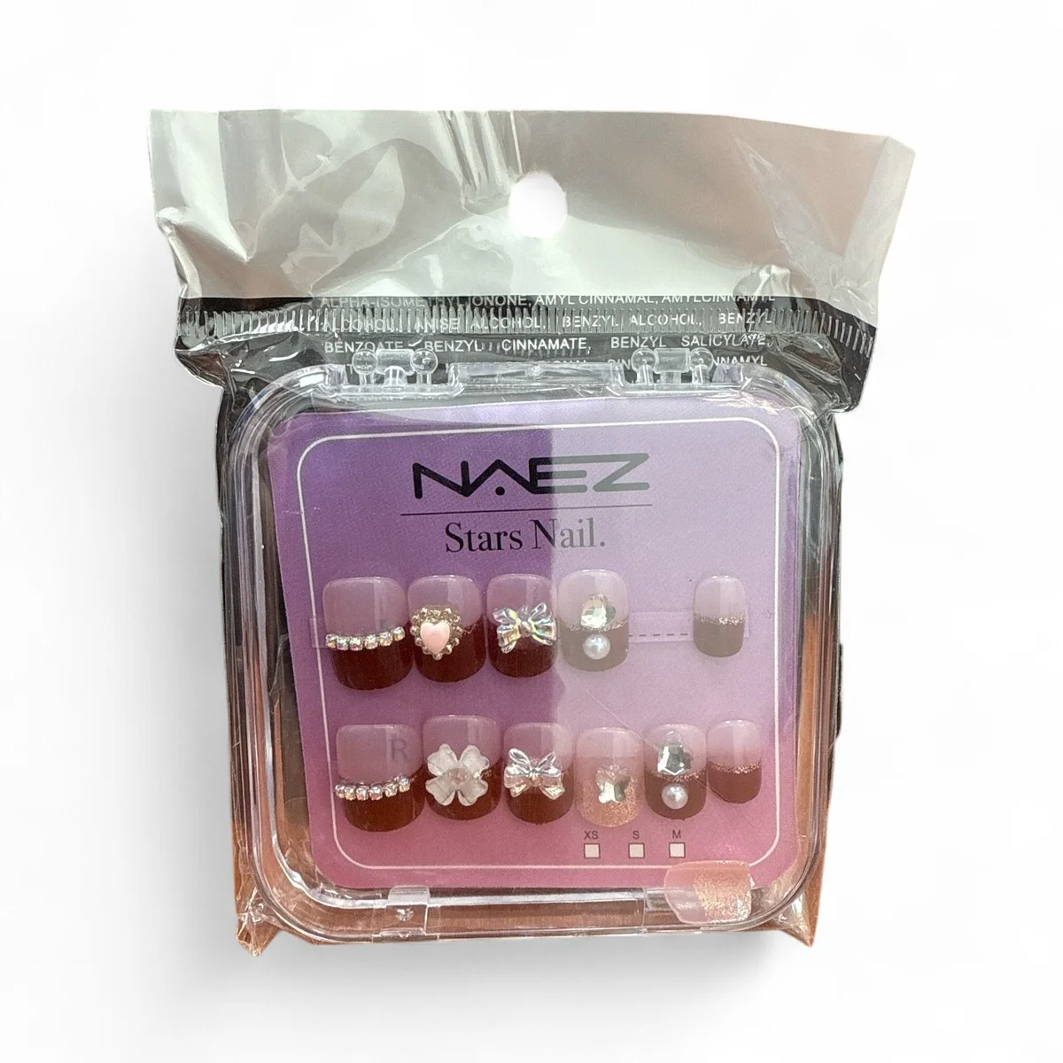 NAEZ  PRESS ON STARS NAIL