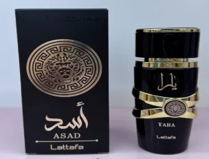 C*12 Lattafa Asad  negro con dorado-50ml