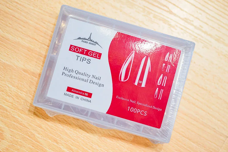 TIPS SOFT GEL ALMENDRA00 100 PCS