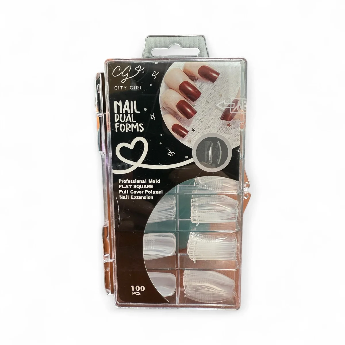 CITY GIRL CAPSULAS DUAL POLYGEL 100 PIEZAS