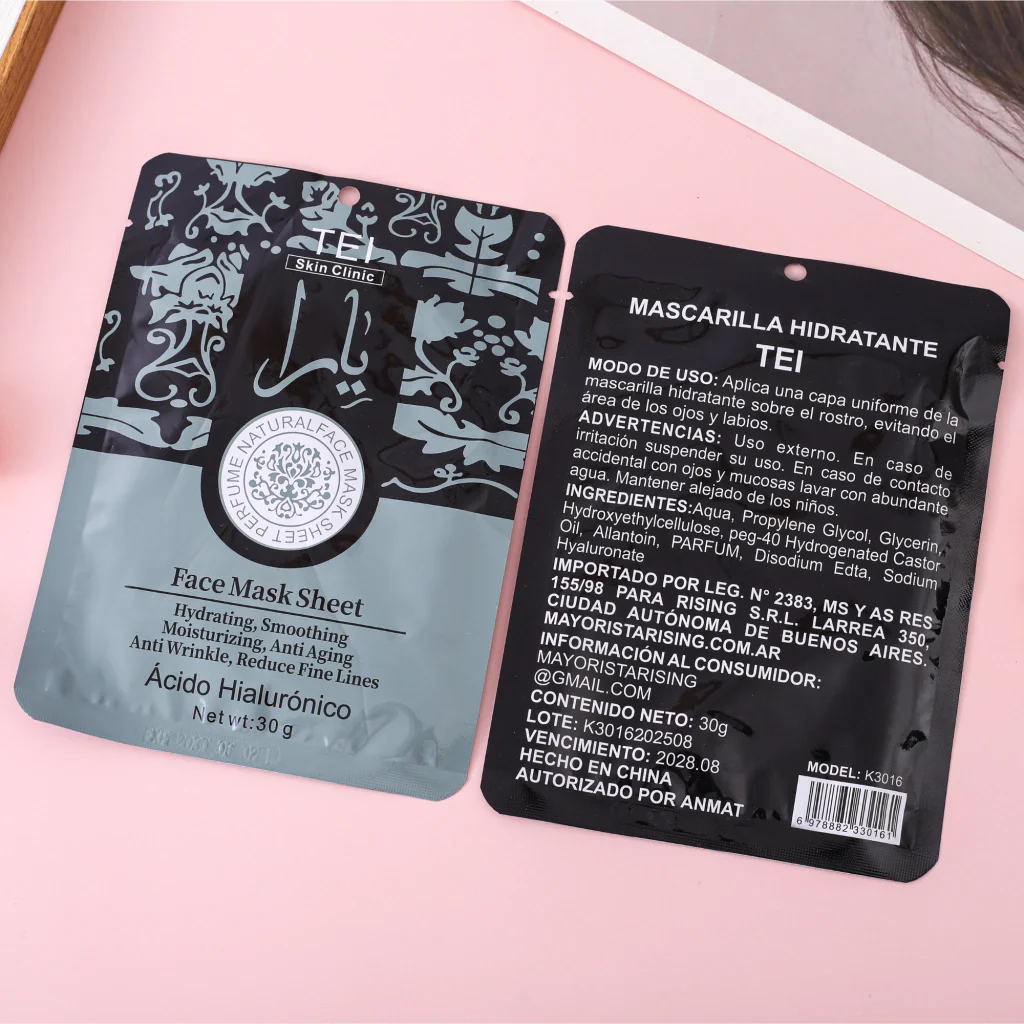 P*10 MASCARILLA YARA NEGRO CON ACIDO HIALURONICO T