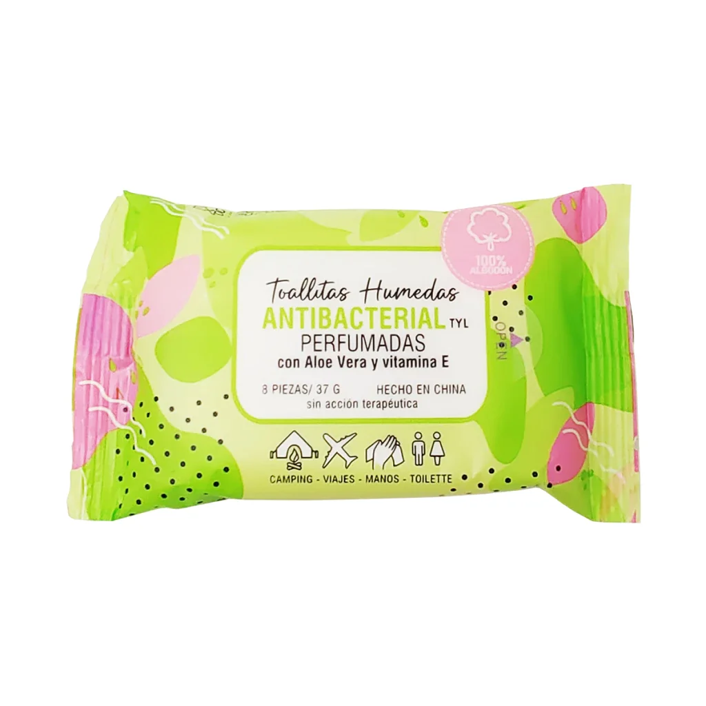 TOALLITA PARA MANOS ANTIBACTERIAL PERFUMADAS THELMA LOUISE