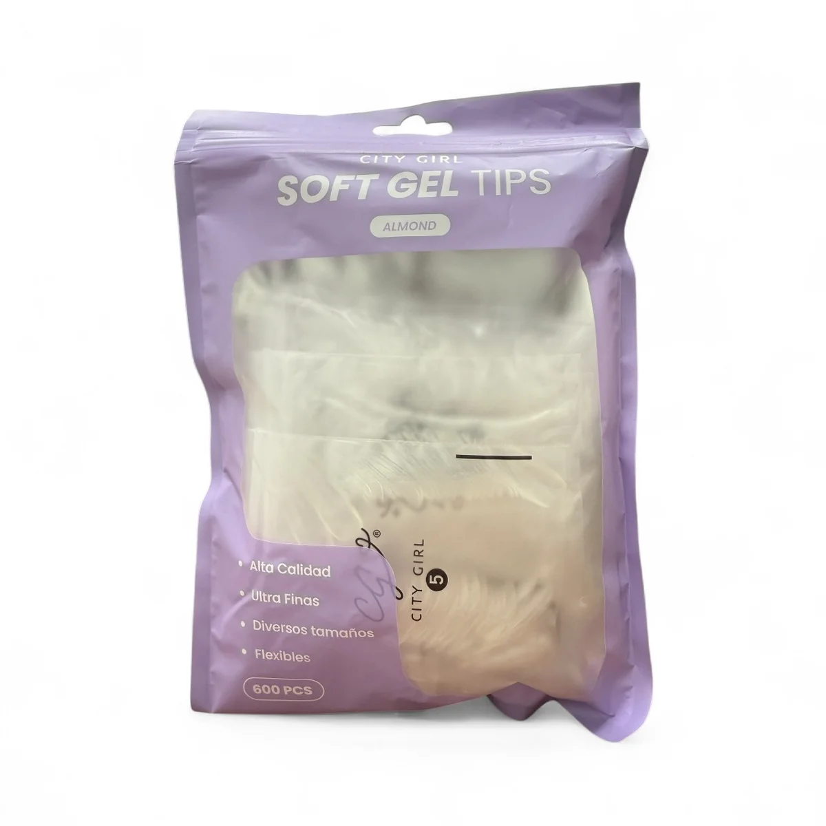 CITY GIRL TIPS SOFT GEL 600 PCS