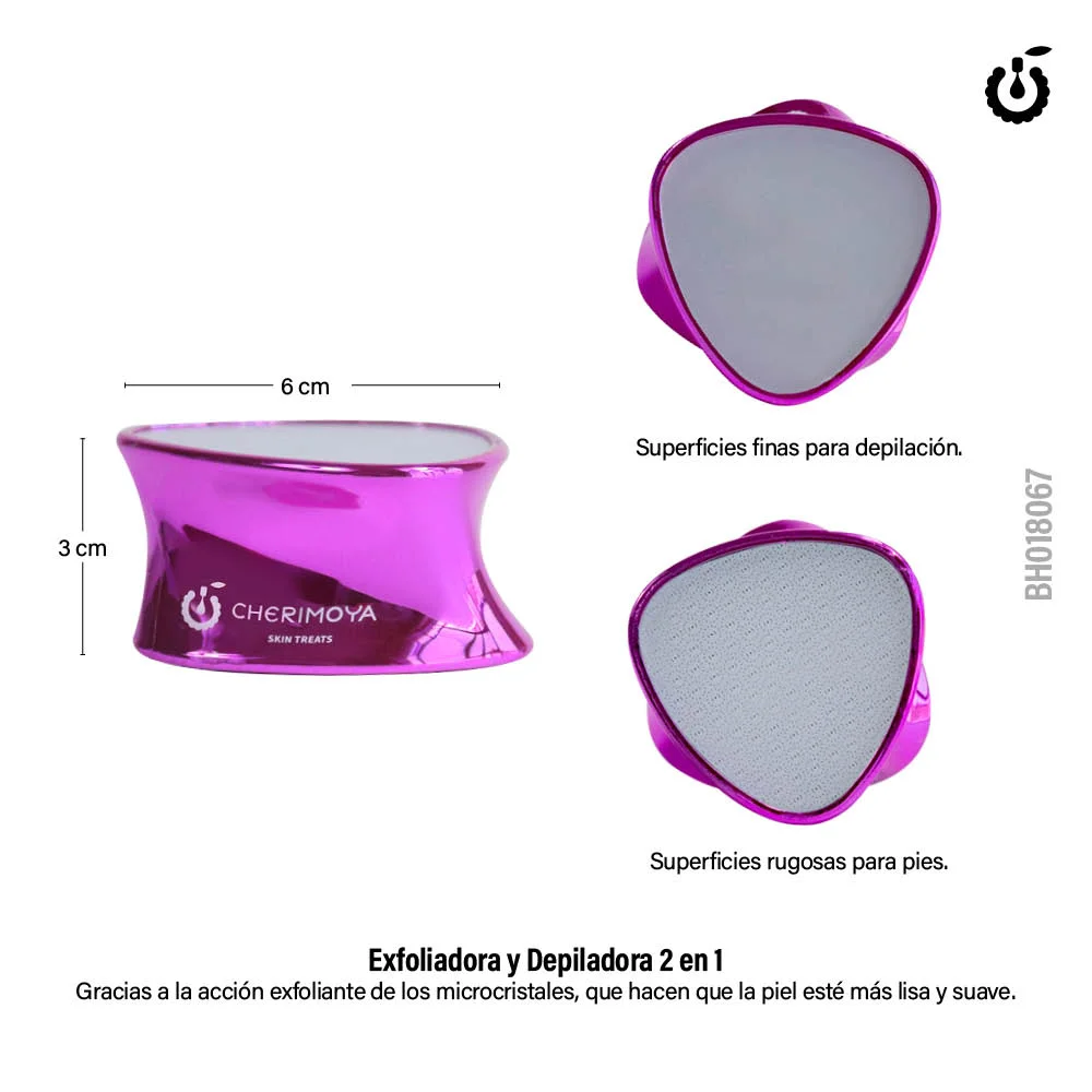 P*20 RESPADOR DE PIES DE VIDRIO NANO CHERIMOYA