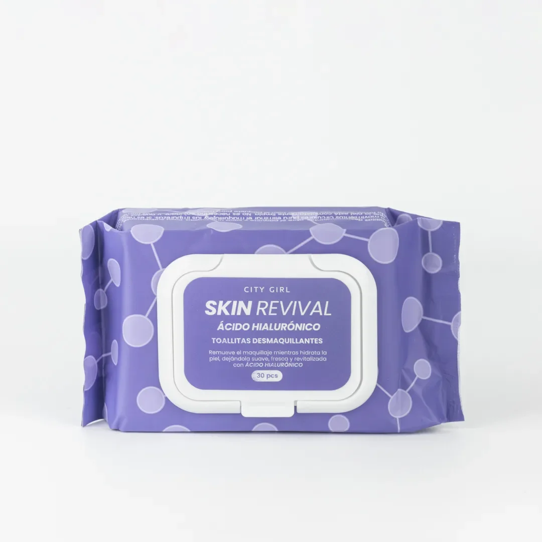 TOLLAS DESMAQUILLANTE CON ACIDO HIALURONICO CITY G