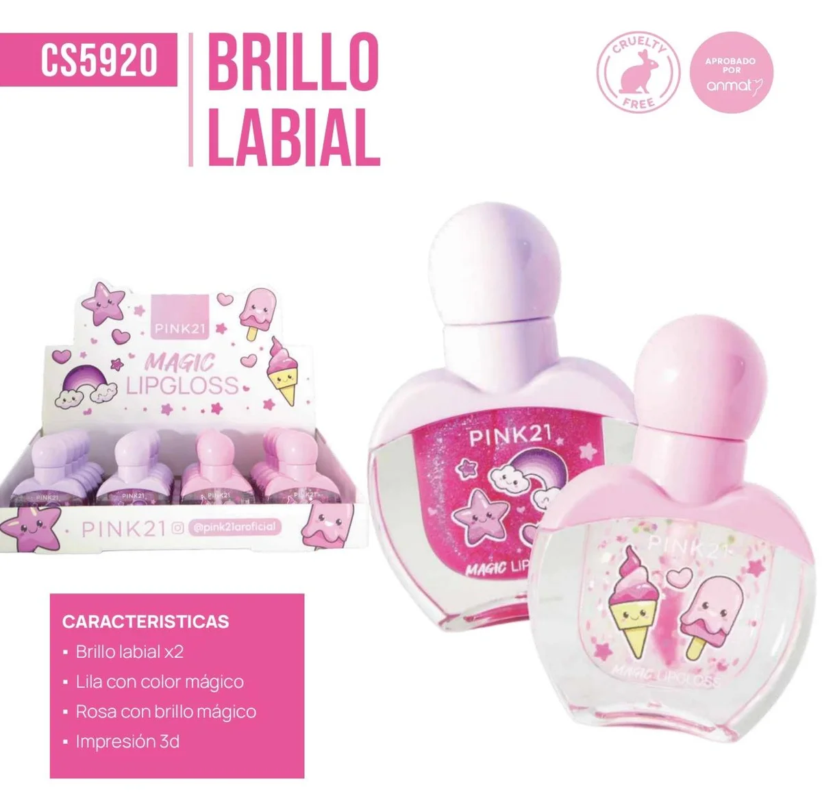 C*24 LIP GLOSS PINK21