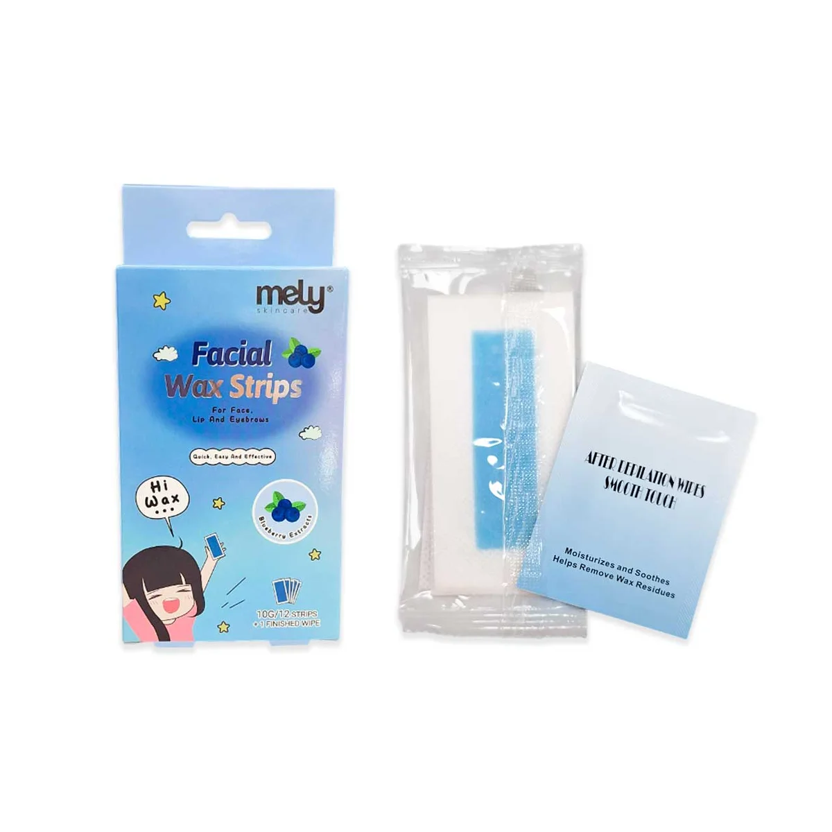 MELY SKINCARE 10g 12 TIRAS