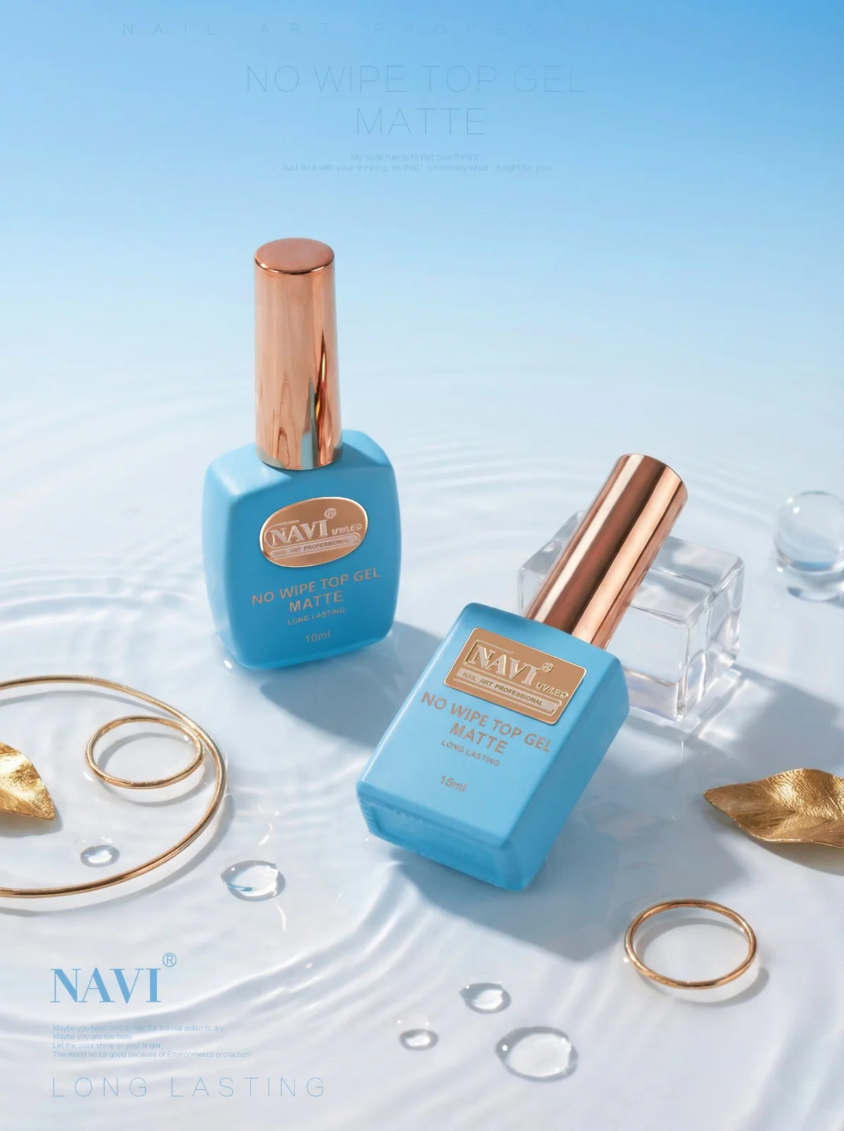 ESMALTE TOP COAT MATTE NAVI