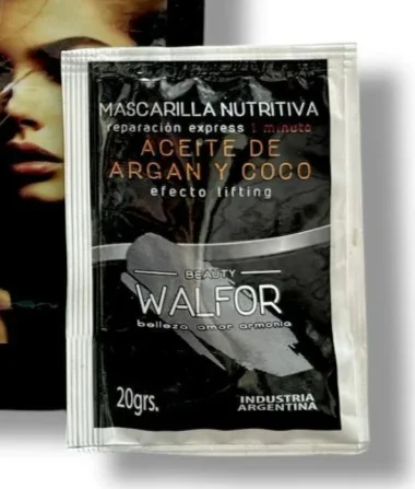 MASCARILLA NUTRITIVA ACEITE DE ARGAN Y COCO 2G