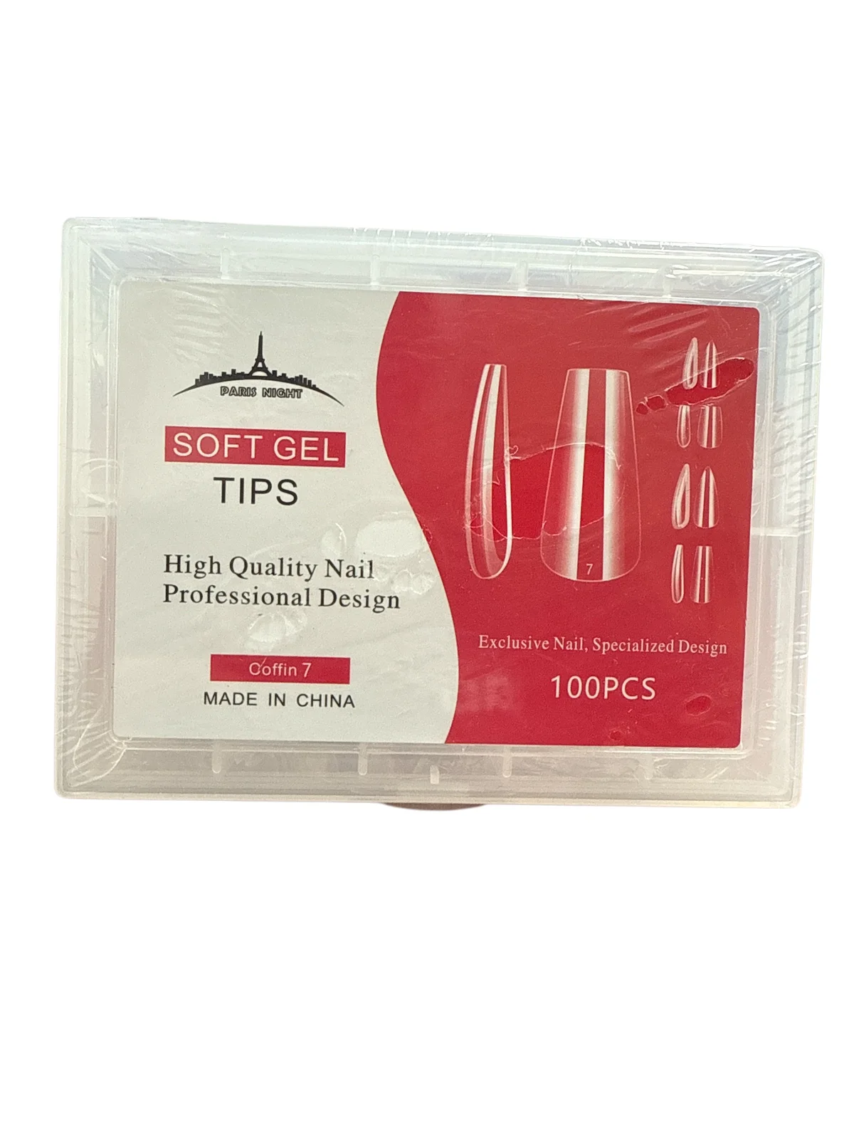 PARIS NIGTH TIPS SOFT GEL 100 PCS